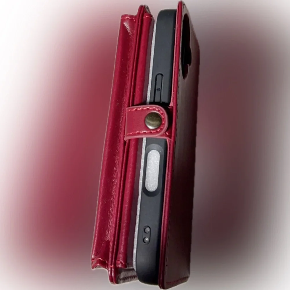 MEGSHI Wallet-style Polyurethane Leather iPhone Case